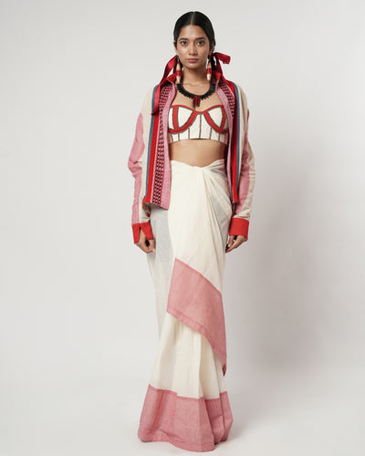 Drape Lungi Layered Ensemble