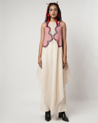 Gamcha Scalloped Tunic Set