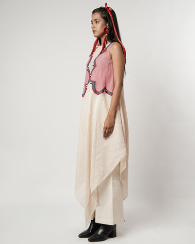 Gamcha Scalloped Tunic Set