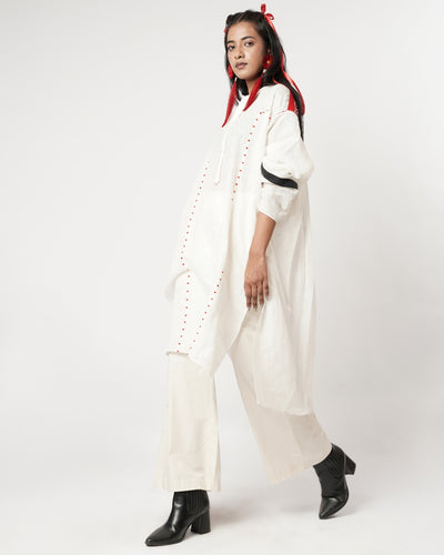 Panelled Patched Gusset Kurta Set