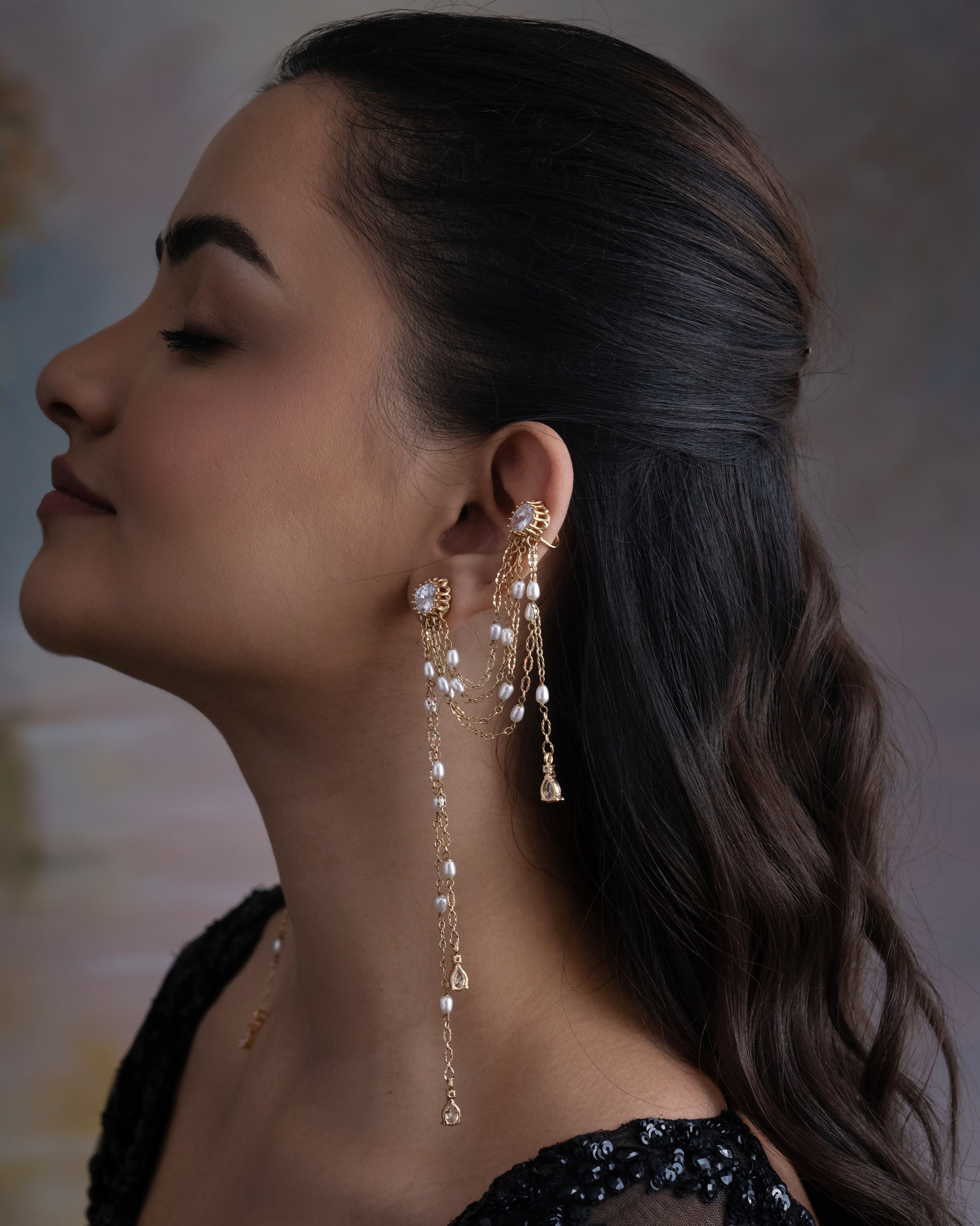Patiala Fountain Earrings