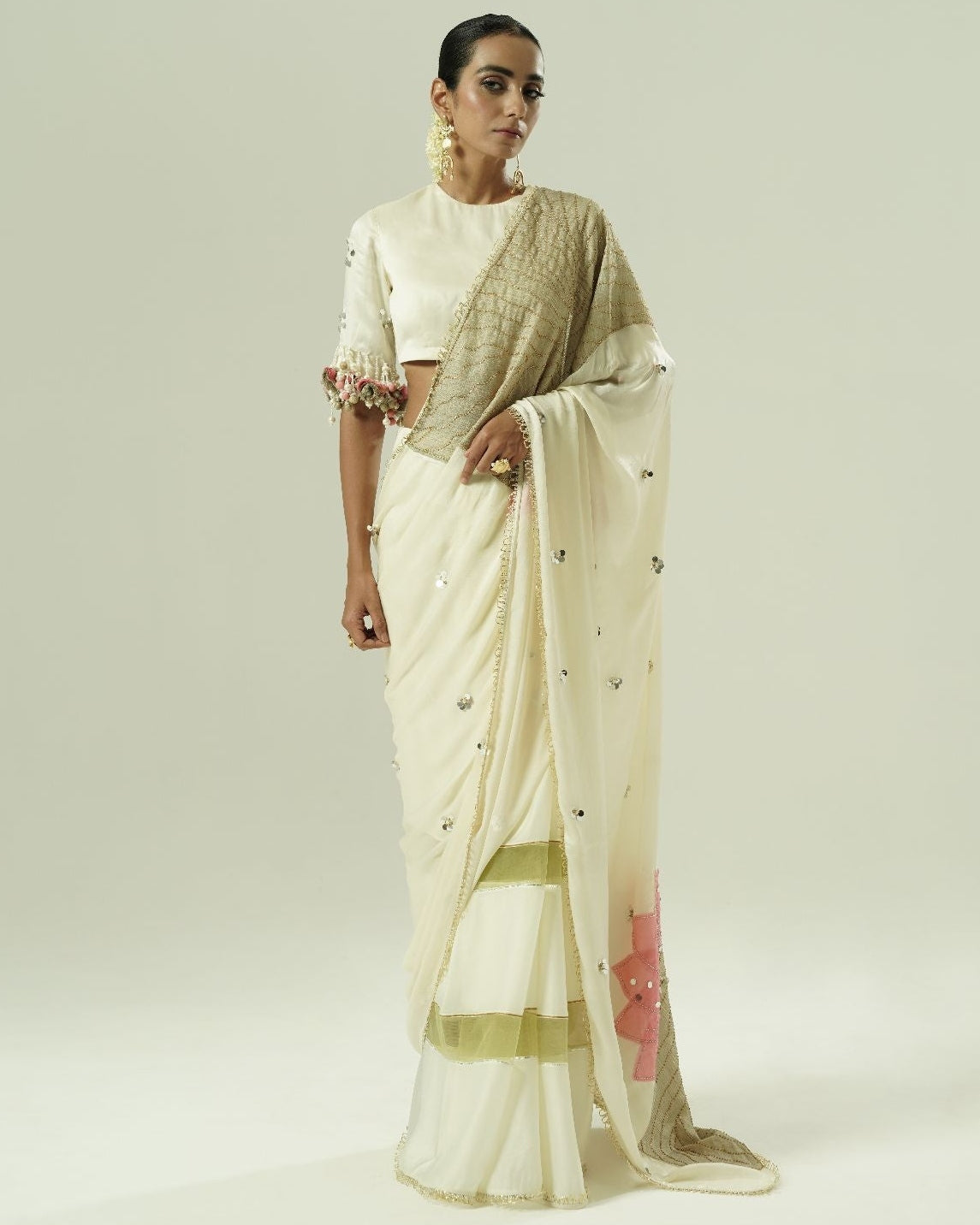 Lilly Patchwork Sari Set