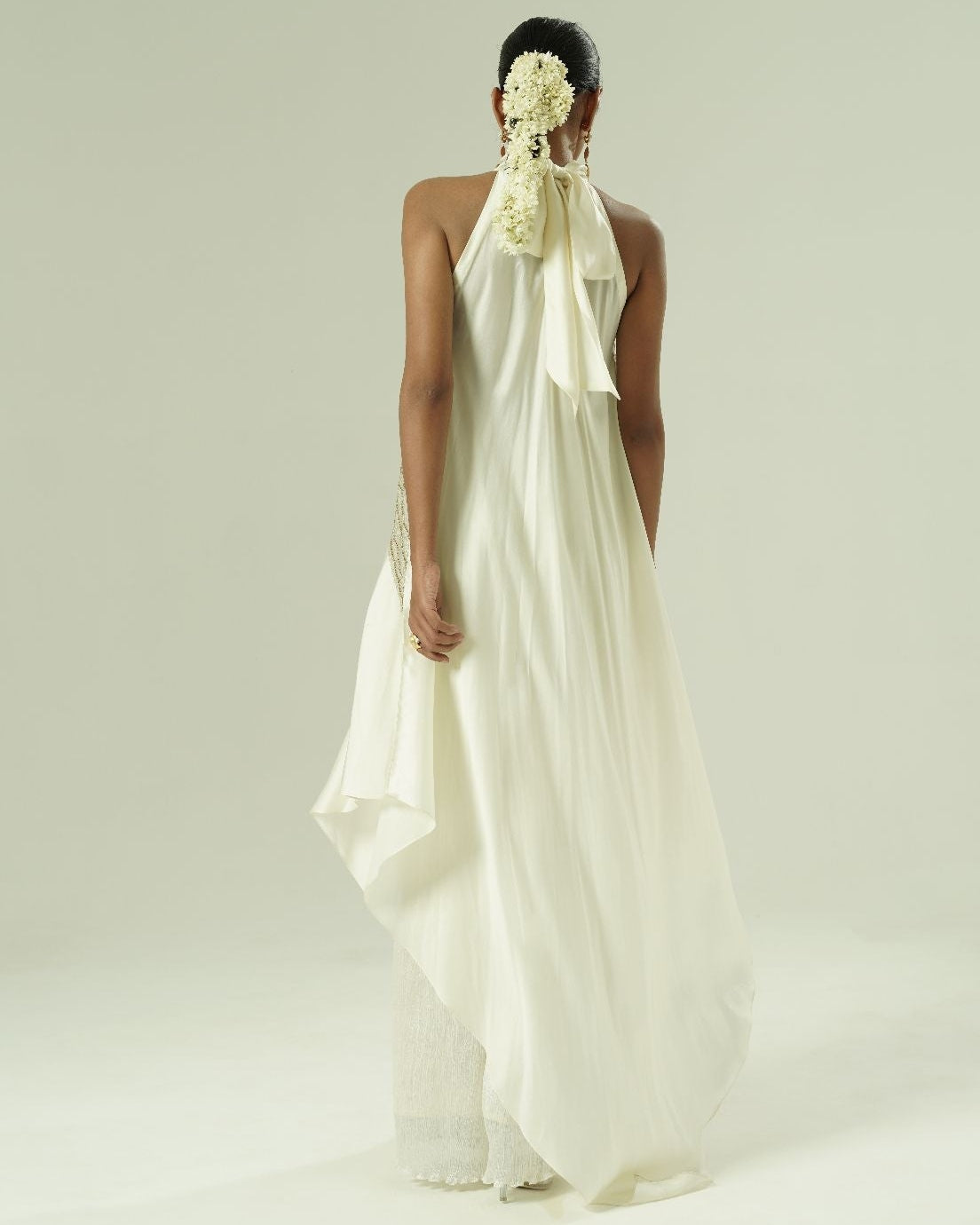 Lilly Asymmetric Halter Tunic & Pant Set