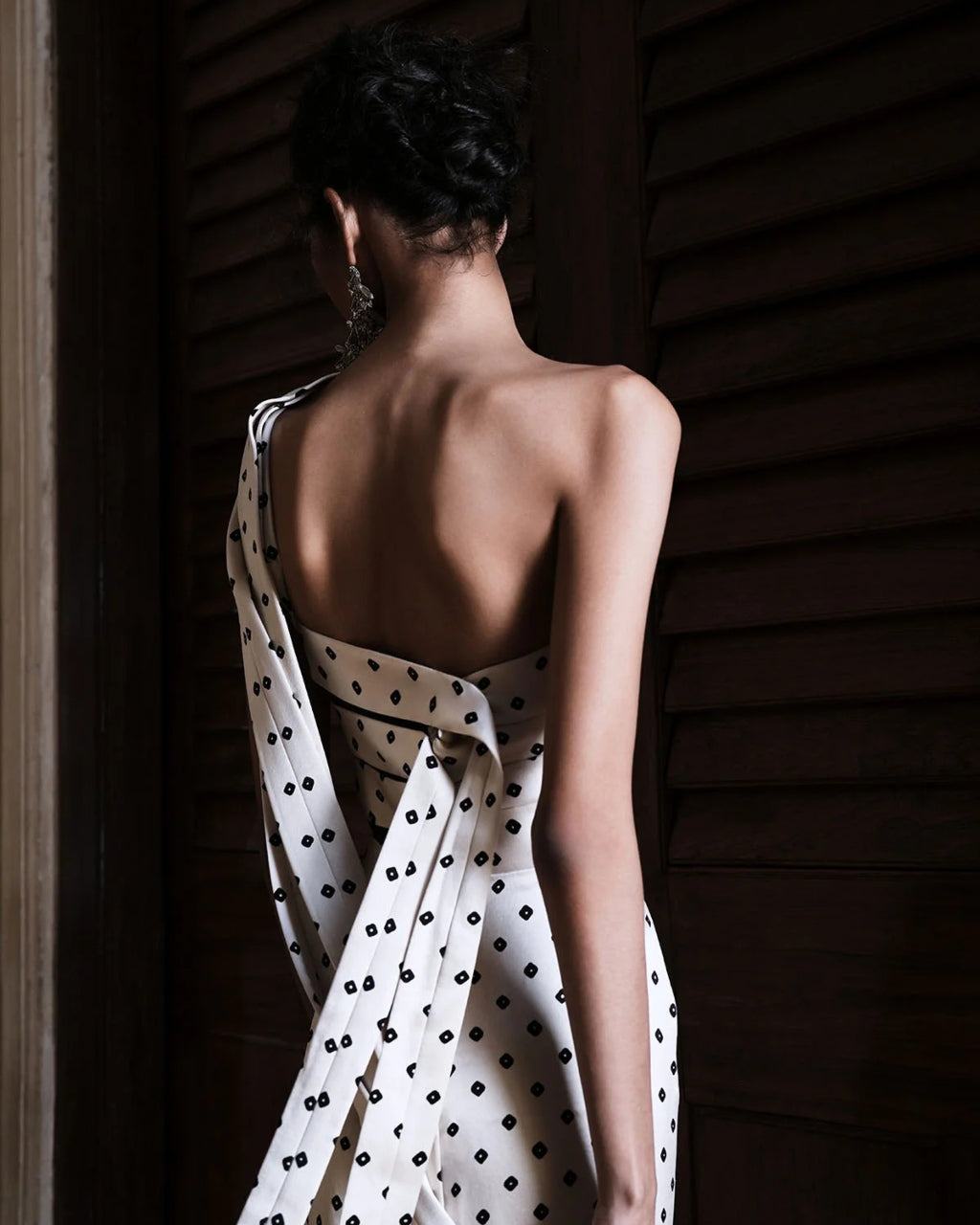 Bondeau Bandhani Silk Dress