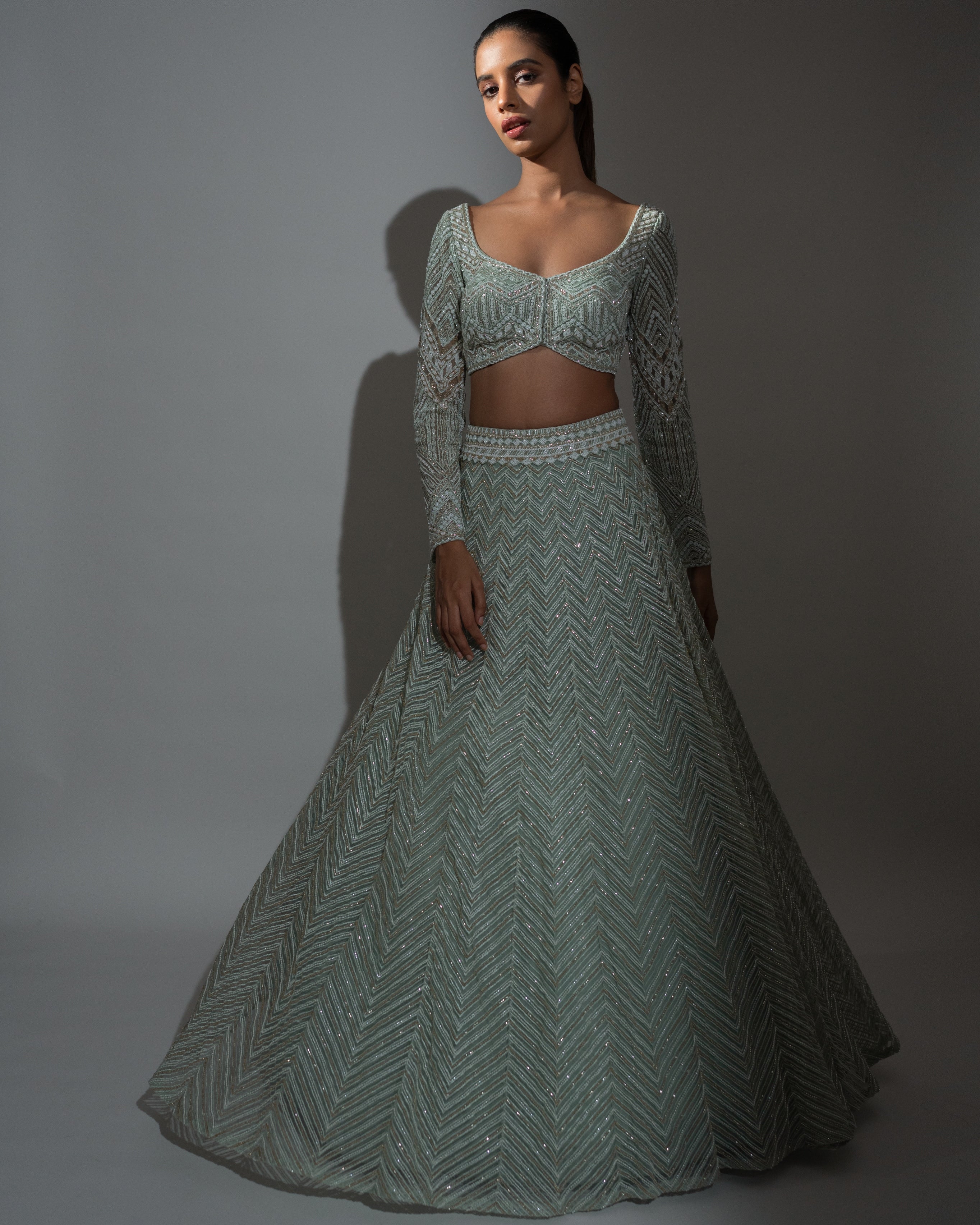 Aqua Vera Lehenga Set