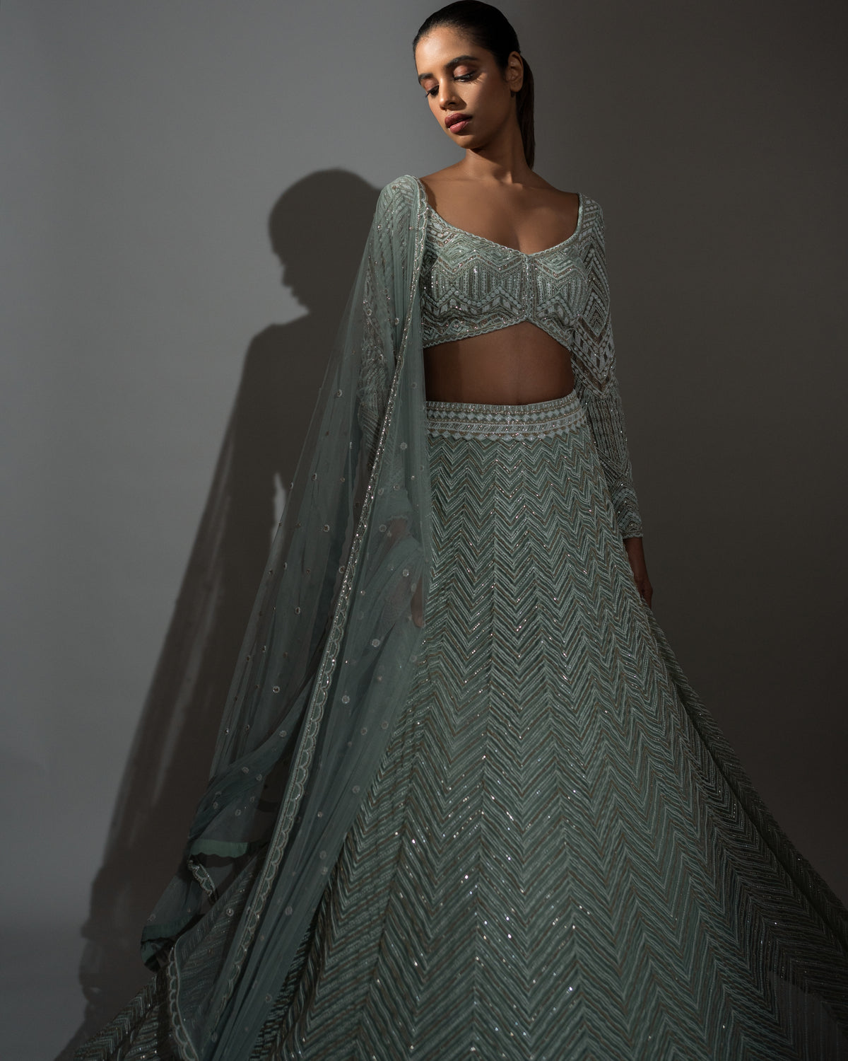 Aqua Vera Lehenga Set