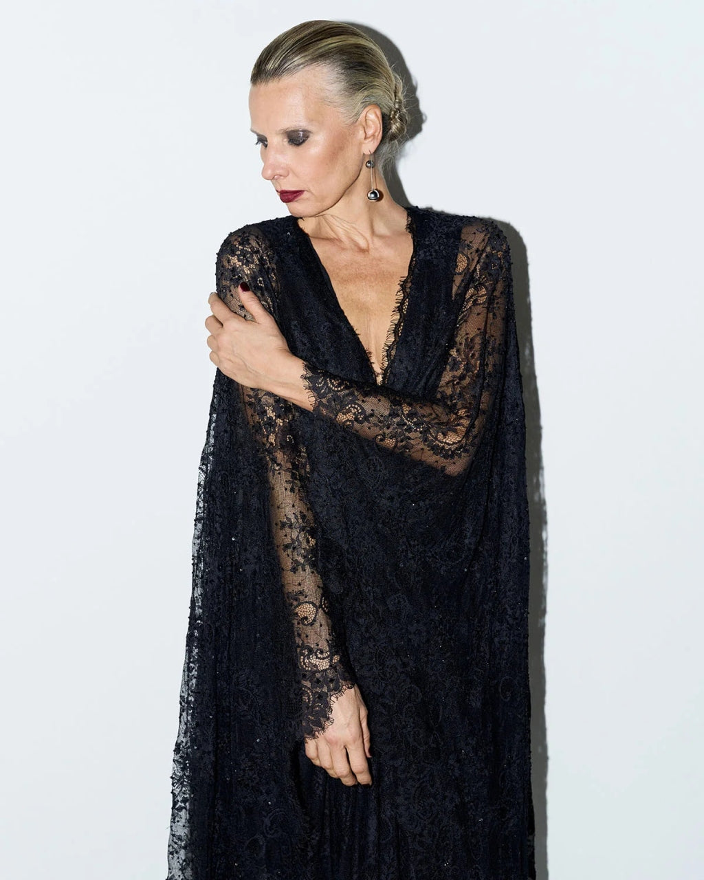 Juan 2.0 Black Chantilly Dress