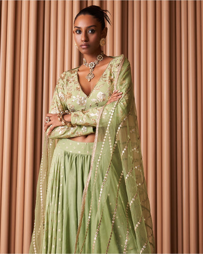 Sheer Swift Lehanga Set