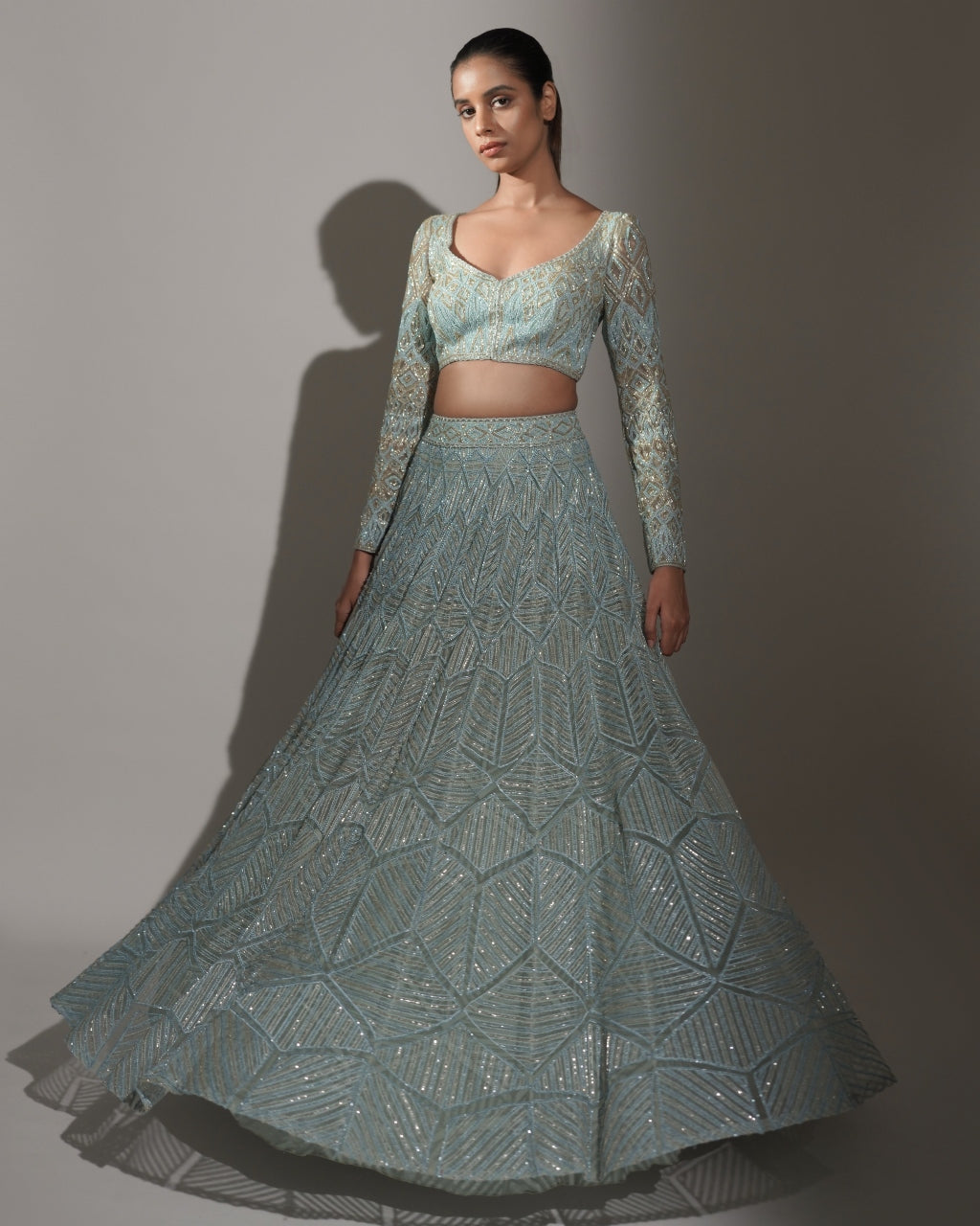 Aqua Darya Lehenga Set