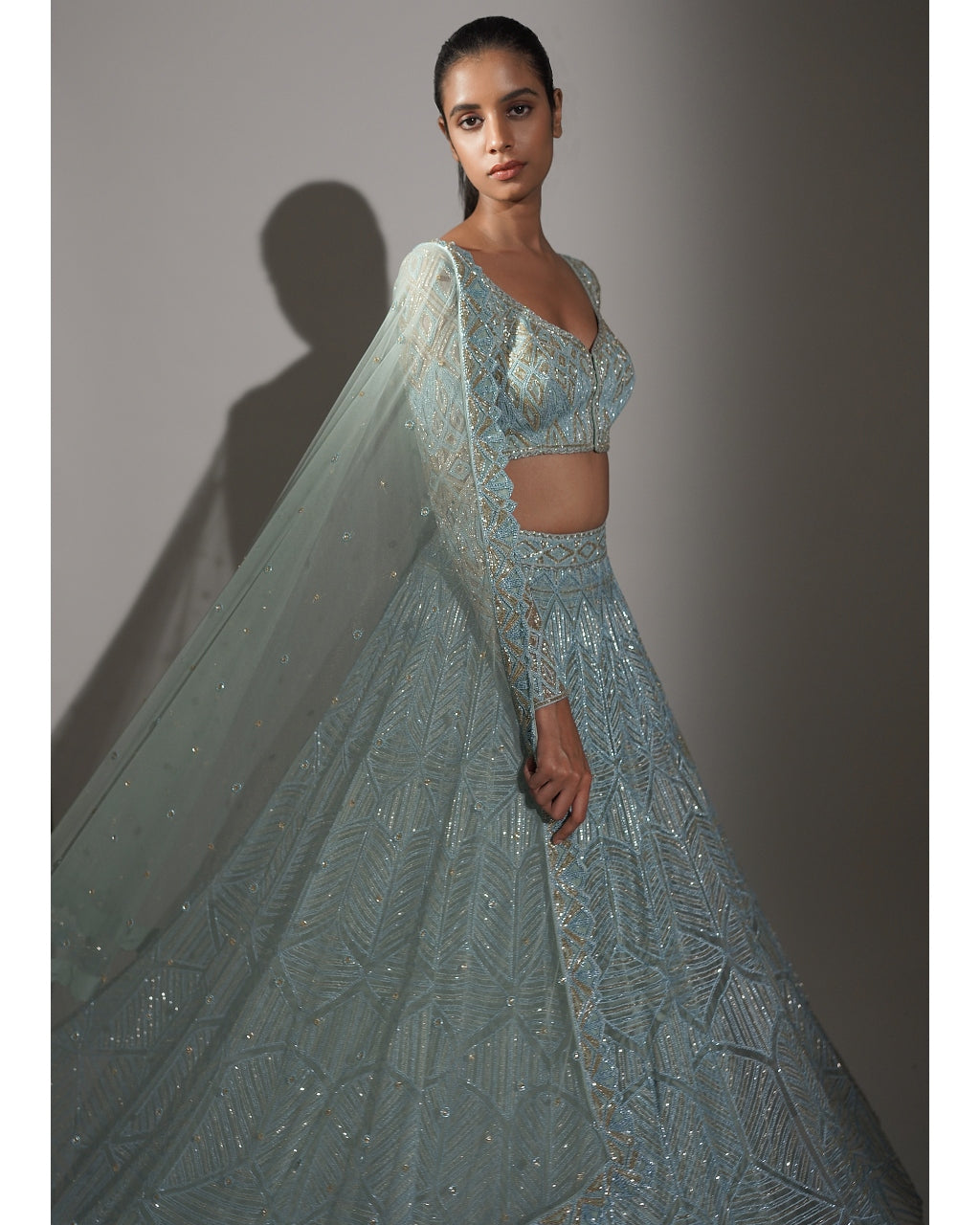 Aqua Darya Lehenga Set