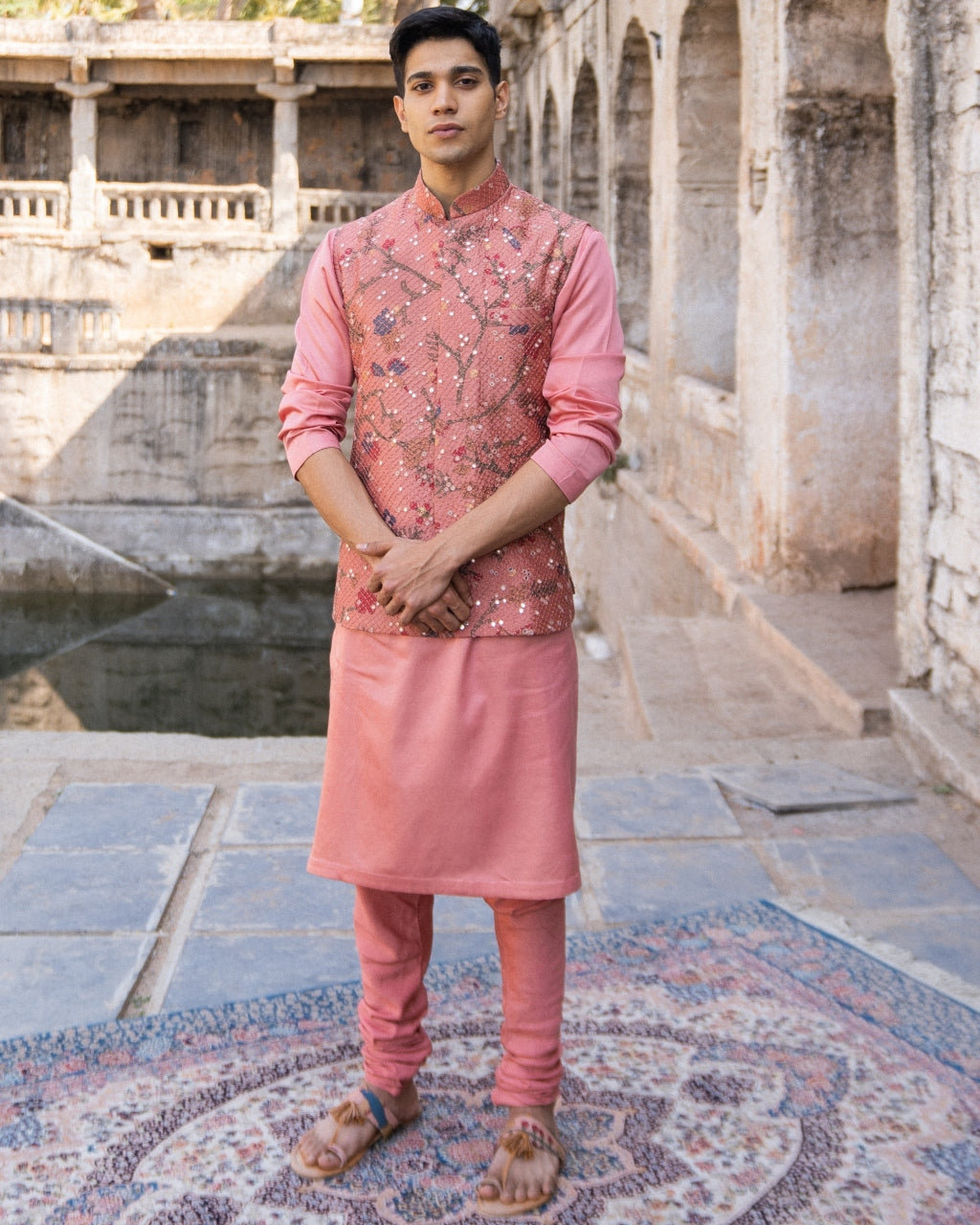 Rose Bemberg Silk Kurta Set