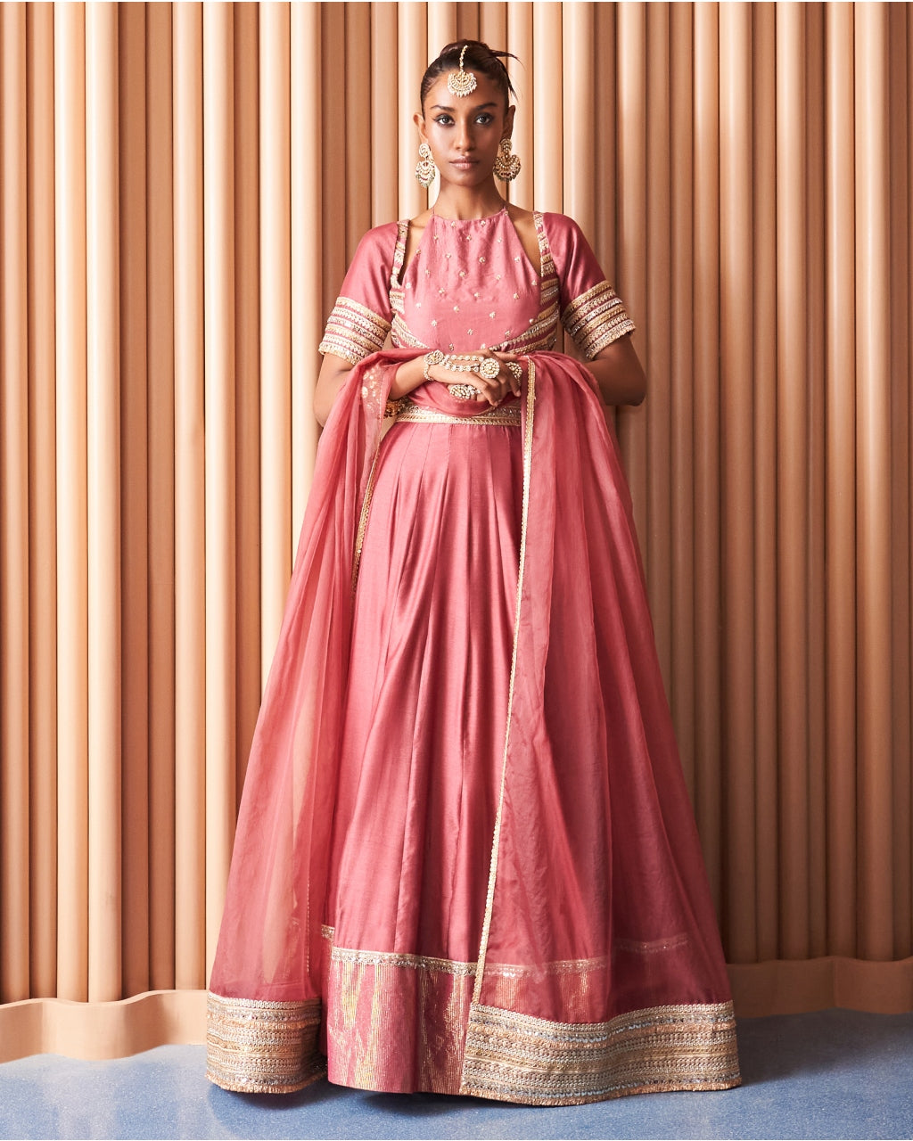 Vintage Rose Lehanga Set
