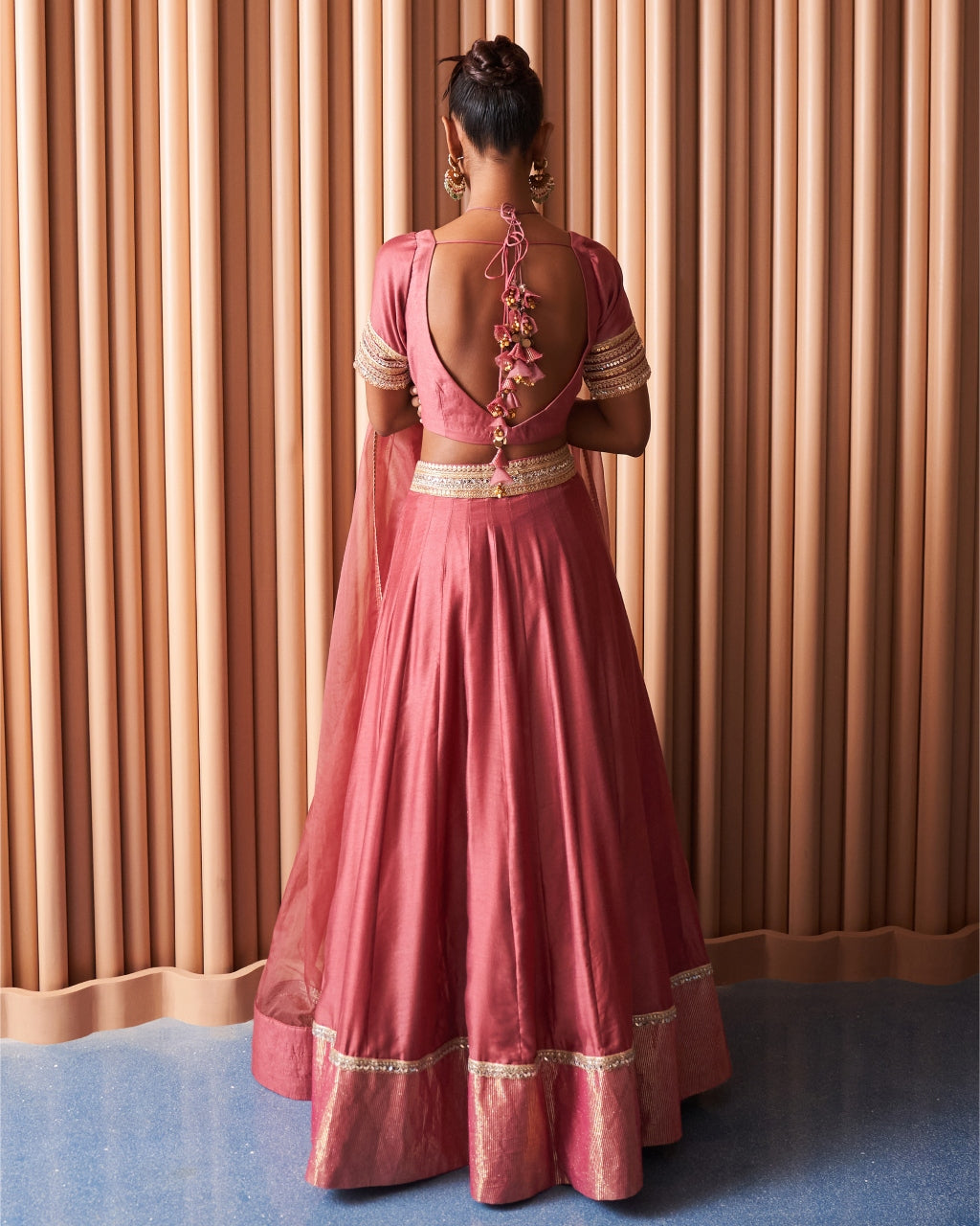 Vintage Rose Lehanga Set