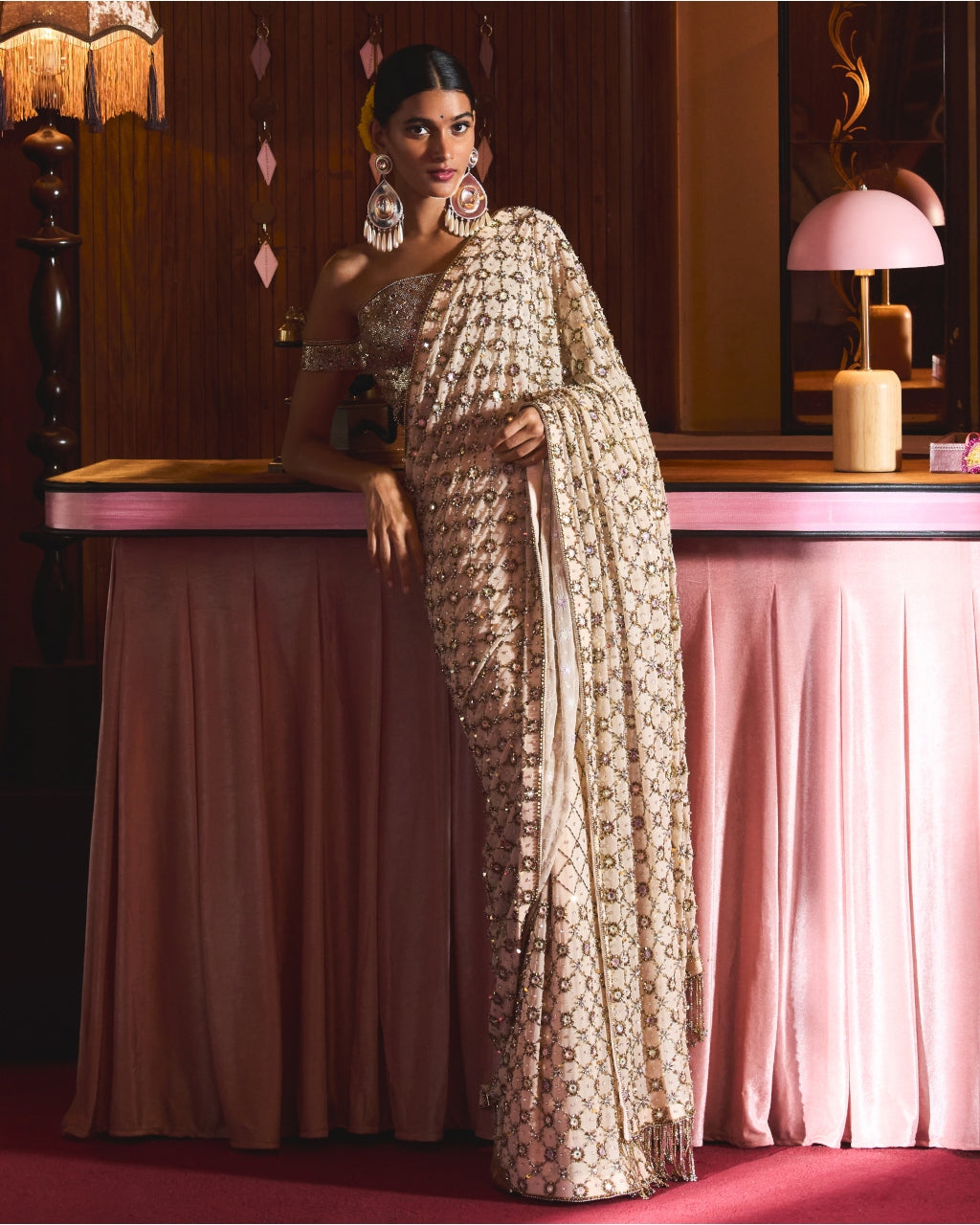 Chandi Sari Set