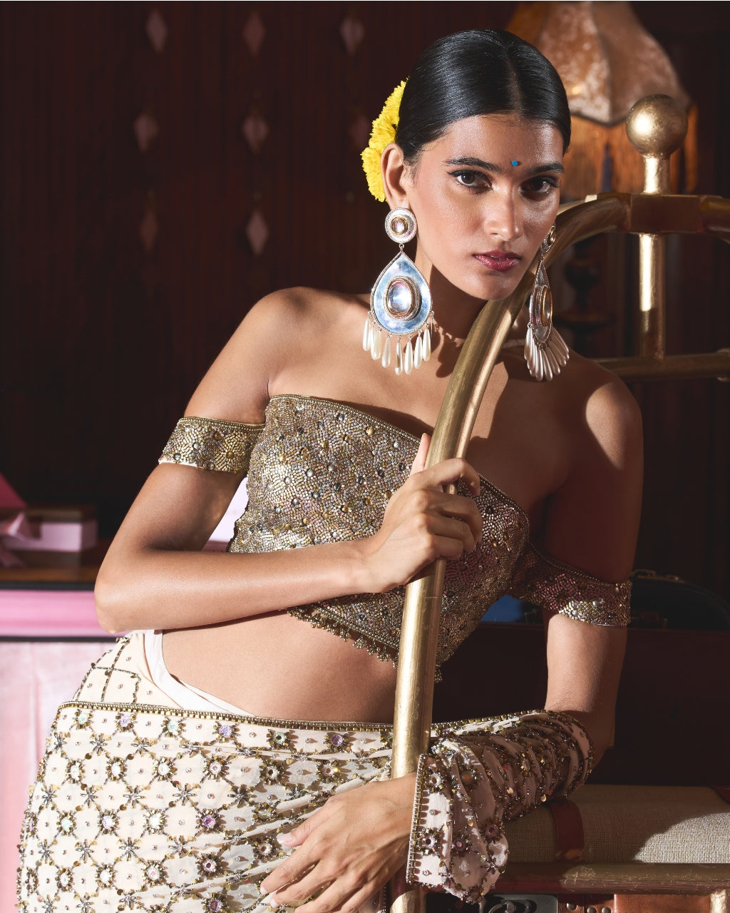 Chandi Sari Set
