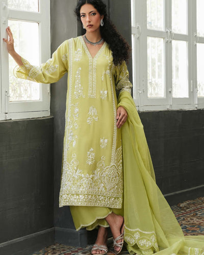 Raya Izaar & Dupatta Set