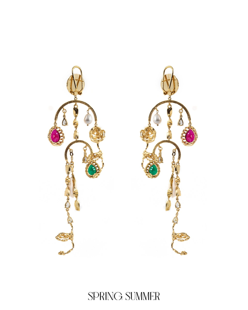 Not Your Rose Gemstone Shoulder Grazers