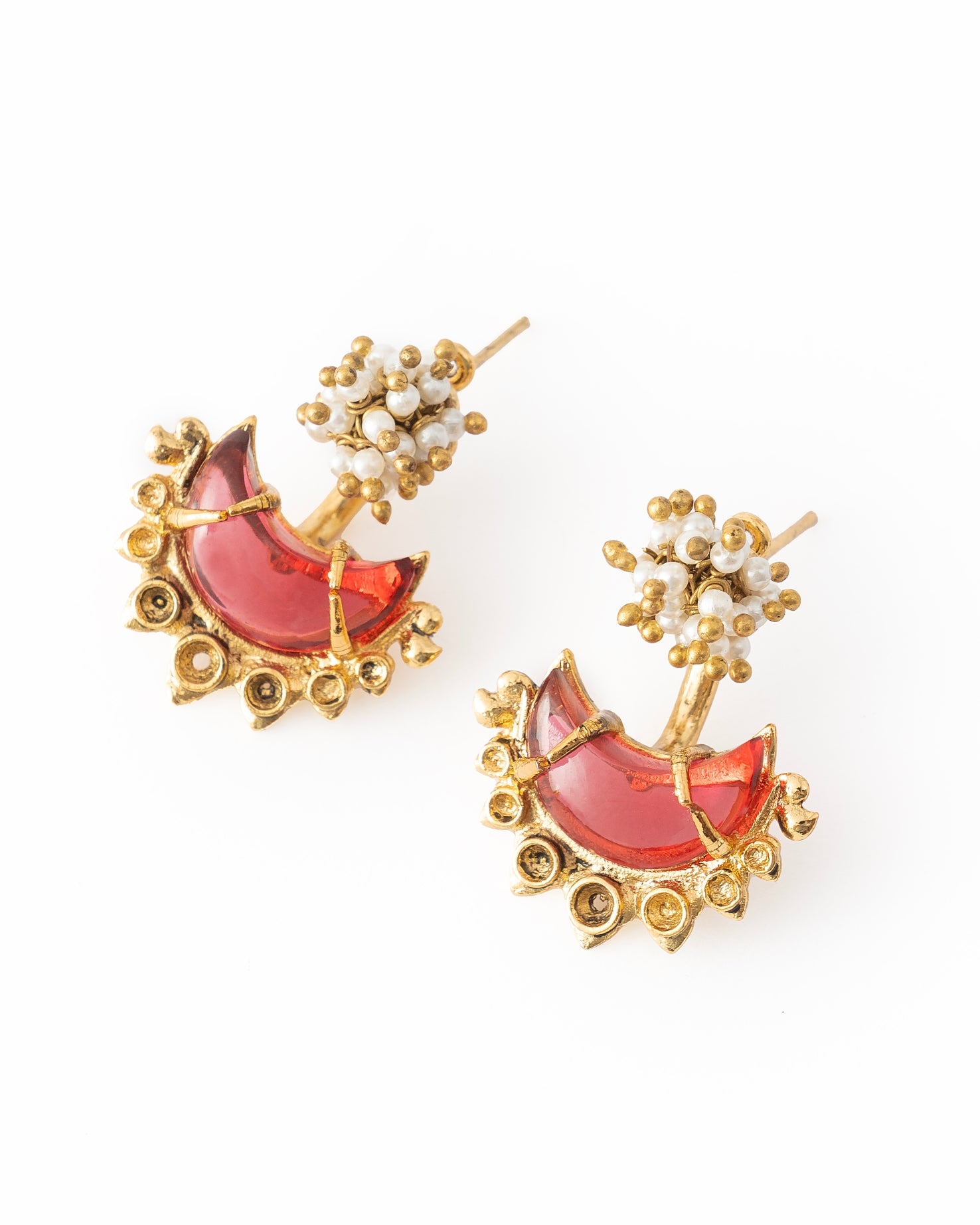 Chand Saaj Front Back Earrings (Set Of 2)