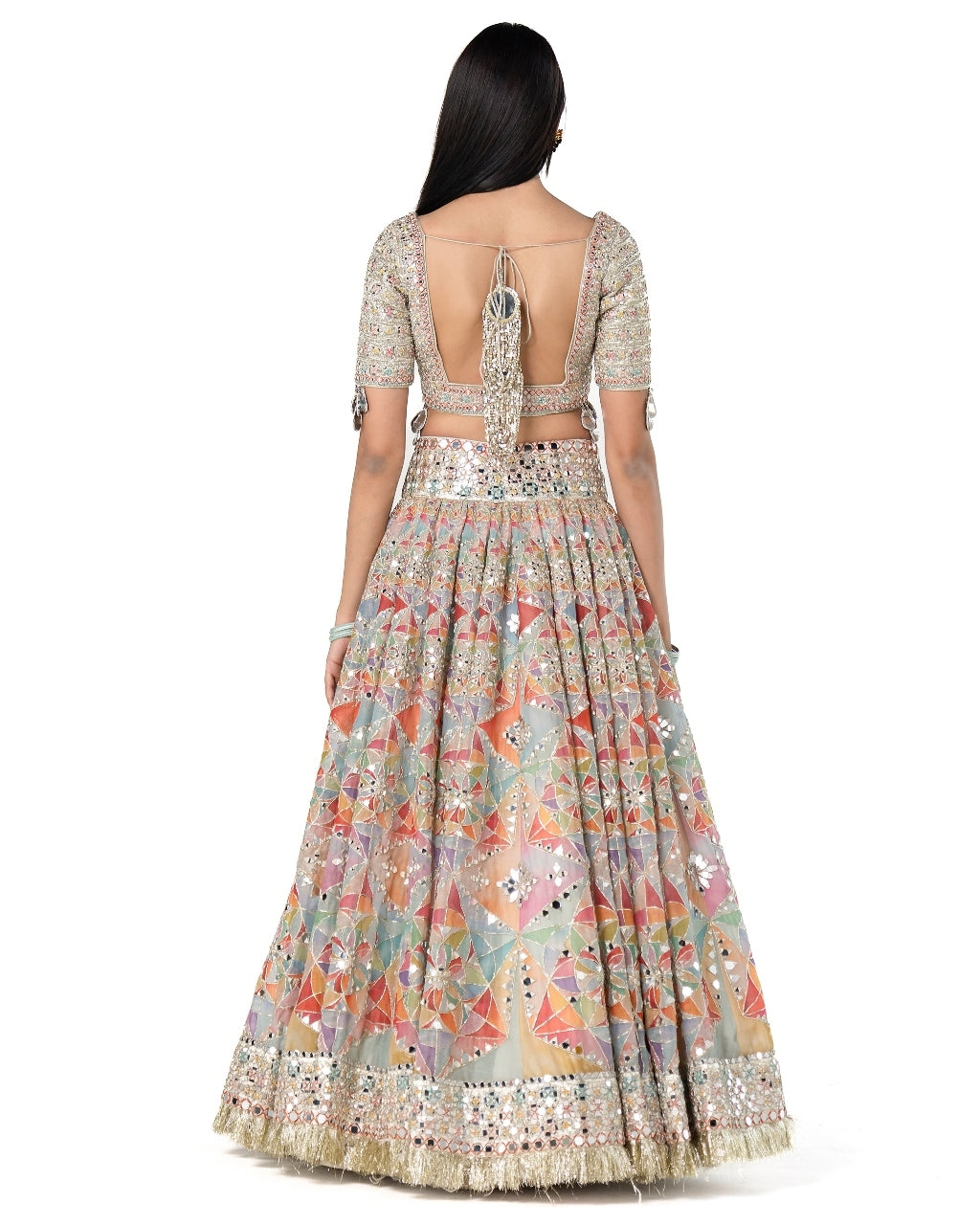 Multicolour Printed Lehenga