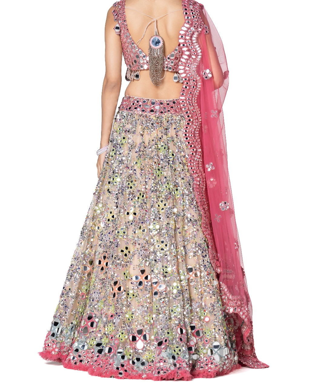 Multicolor Sequence Lehenga Set