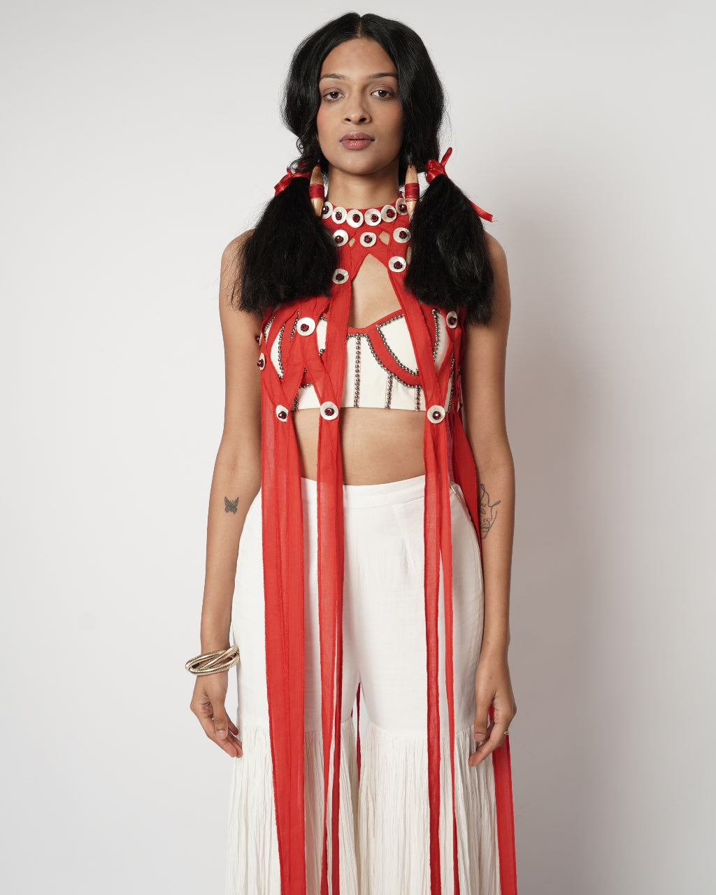Shell Strapy Sharara Set