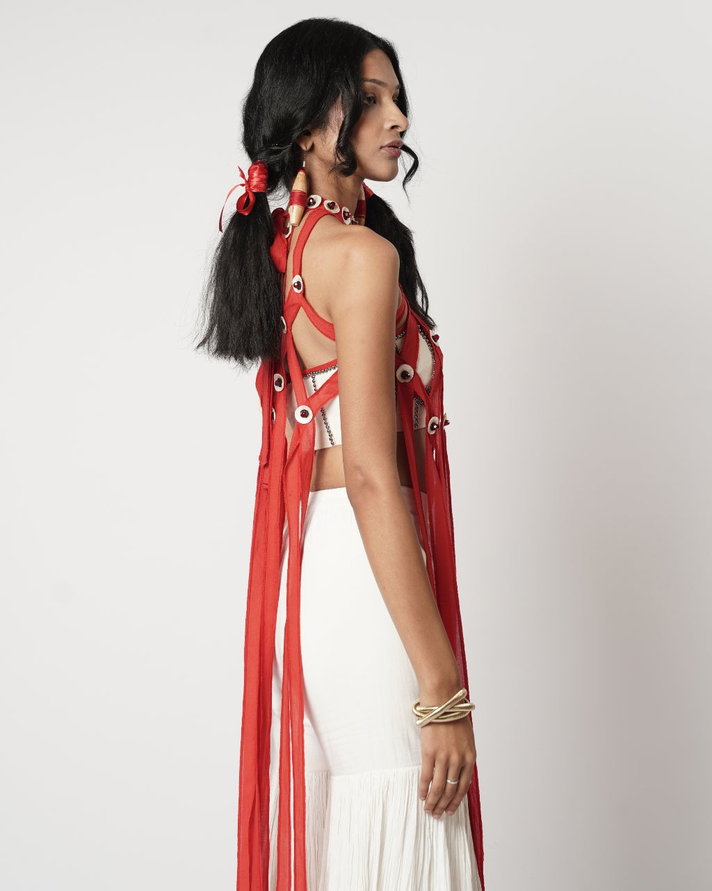 Shell Strapy Sharara Set