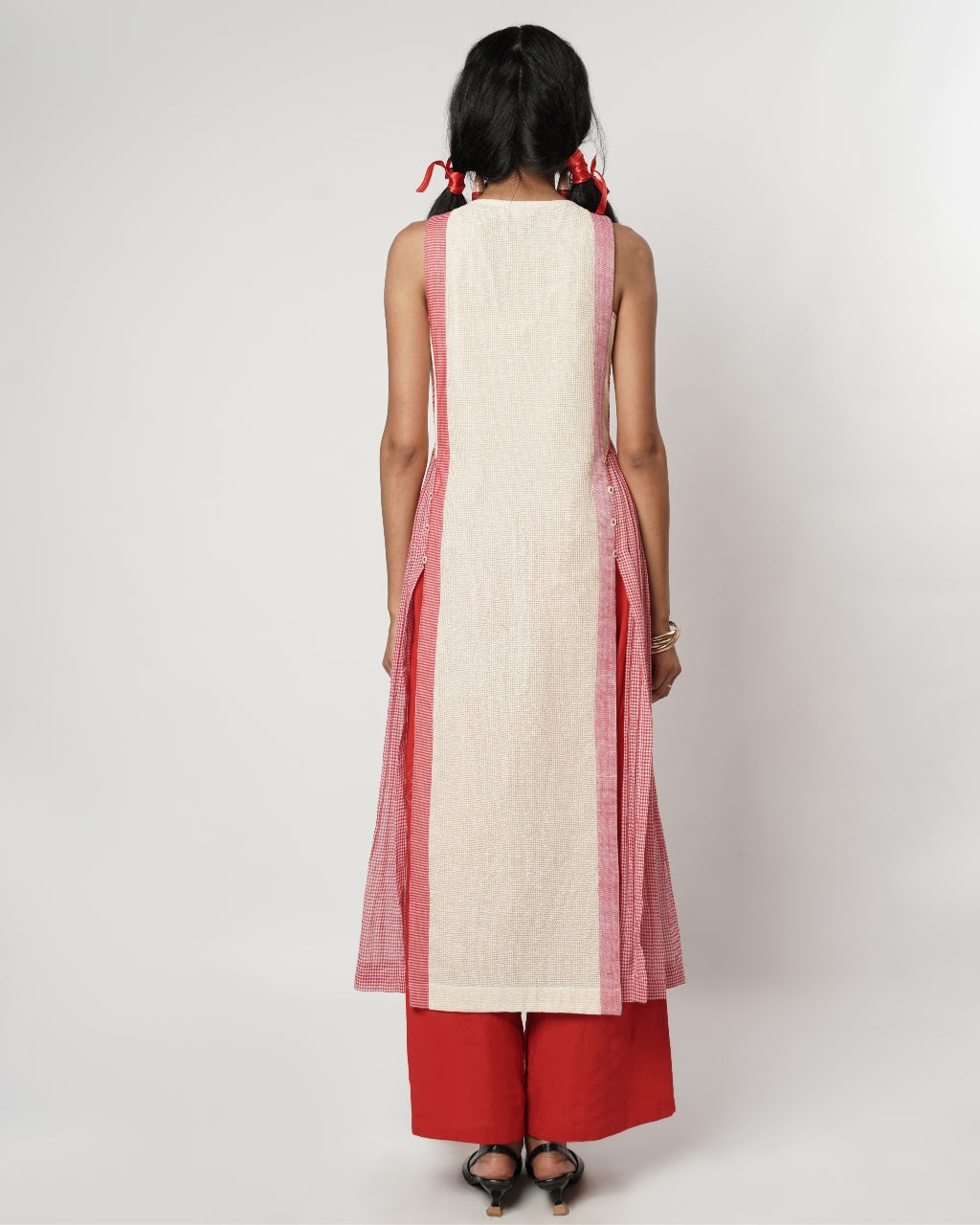 Naga Panelled Kurta Set