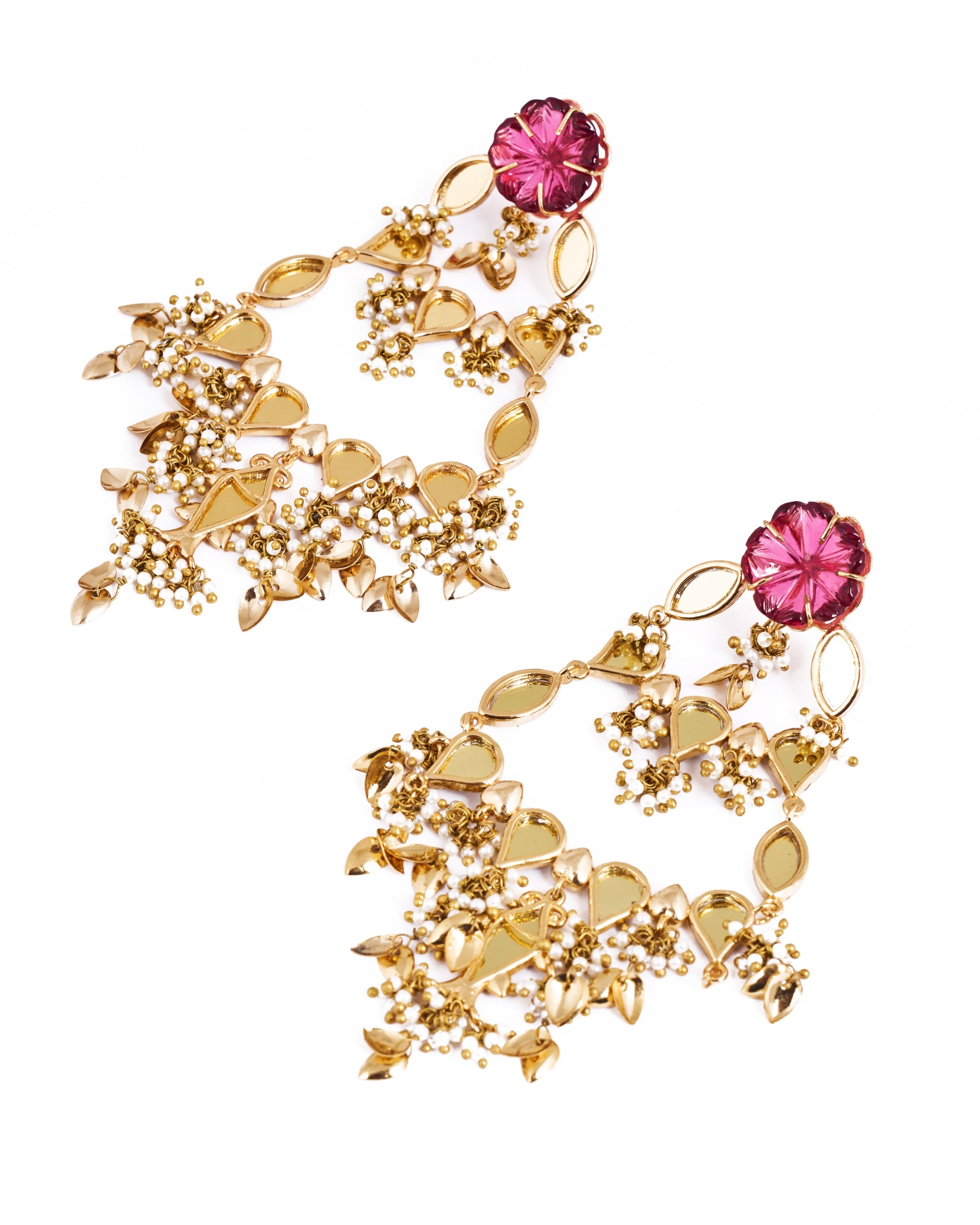 Sheeshmahal Passa Earrings