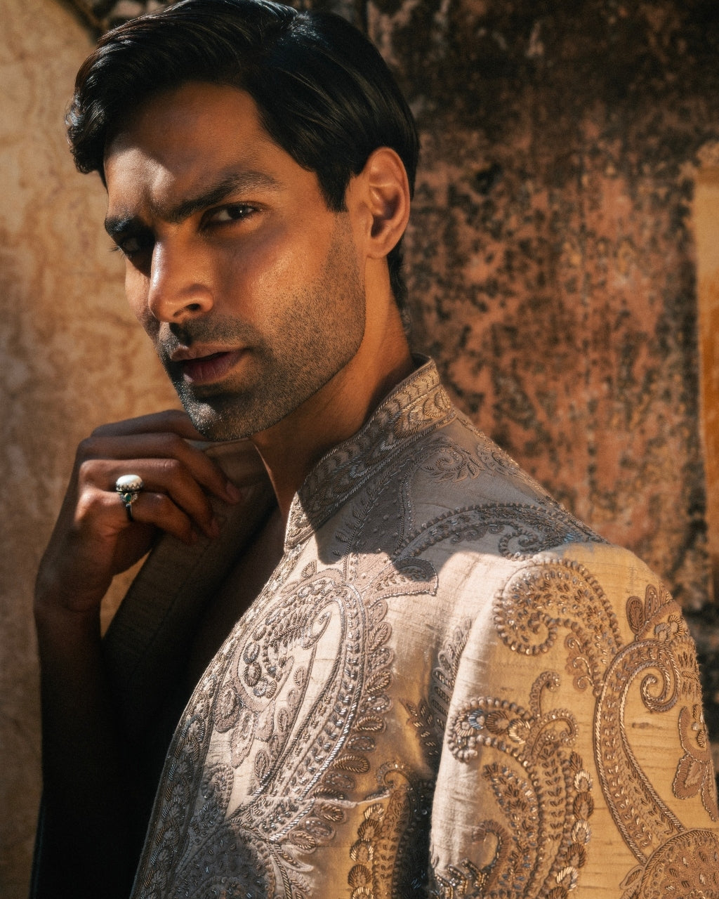 Noir Sherwani Set