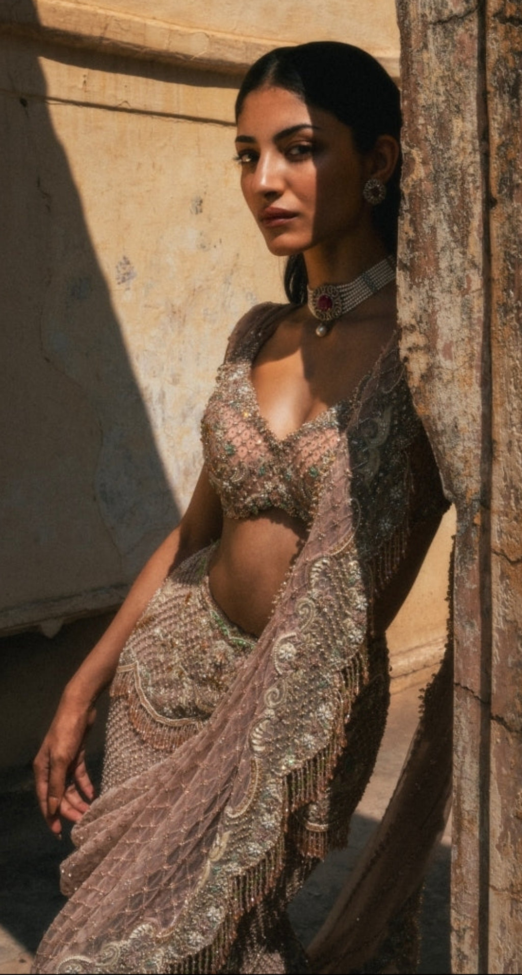 Pink Pastel Jhanvi Lehenga Set