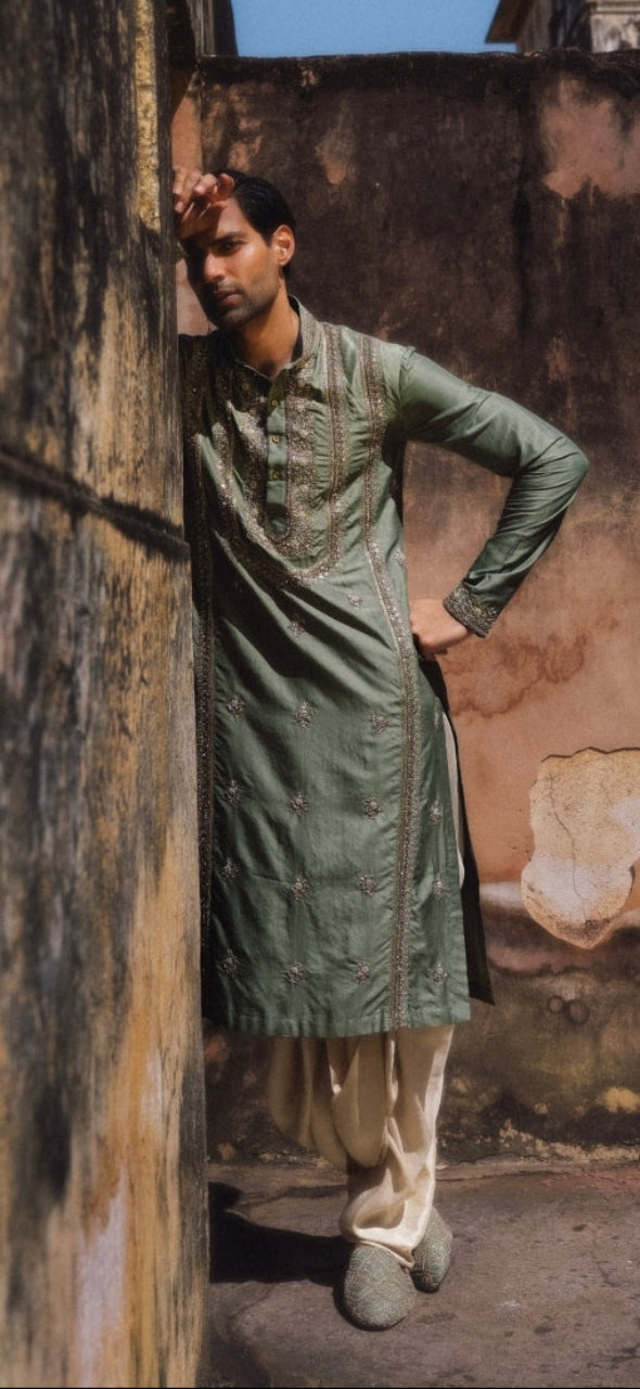 Fern Kurta Dhoti Set