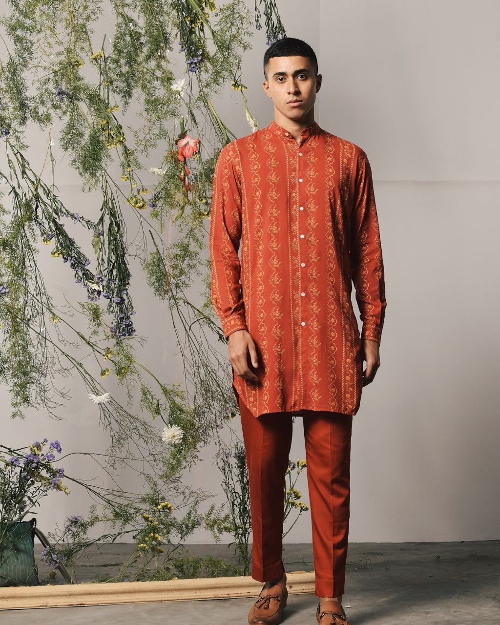 Red Riviera Kurta & Pajama