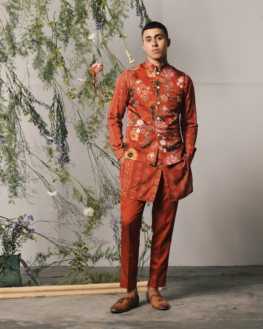 Red Riviera Kurta & Pajama