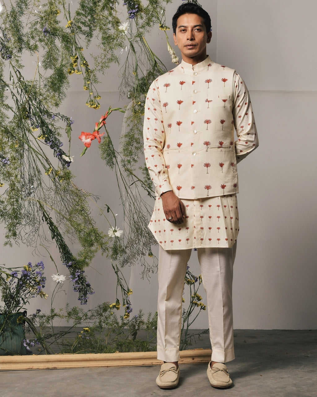 Cherry Piccolo Kurta & Pajama | Sample Sale