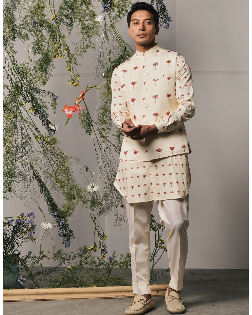 Cherry Piccolo Kurta & Pajama | Sample Sale