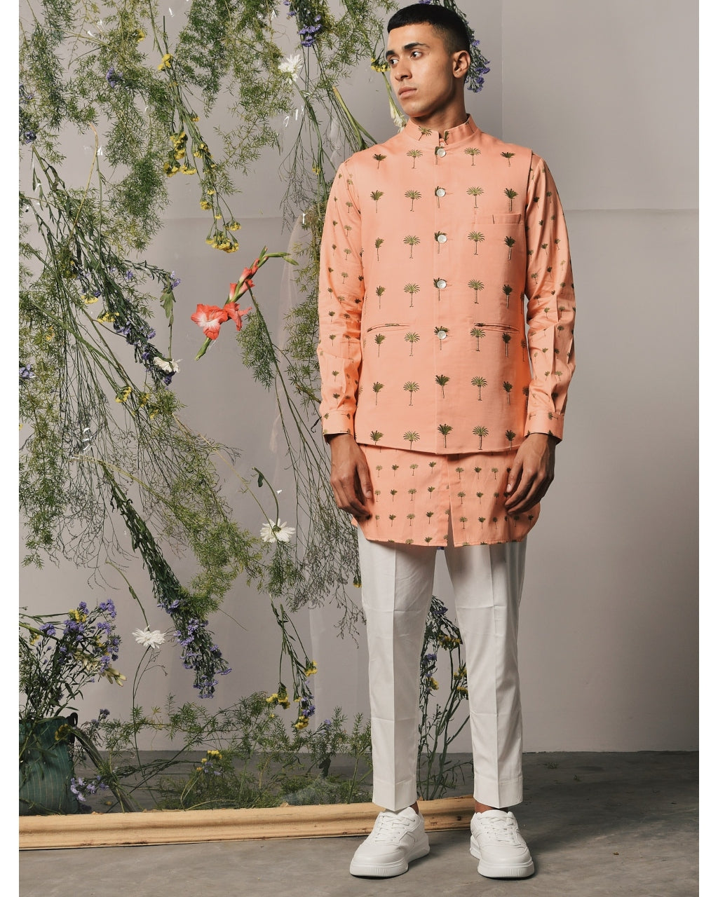 Peach Piccolo Kurta & Pajama