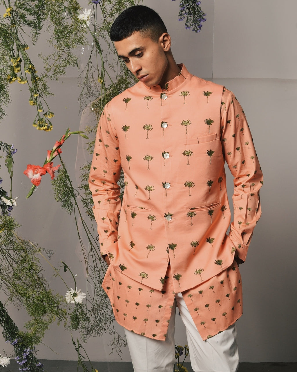 Peach Piccolo Kurta & Pajama