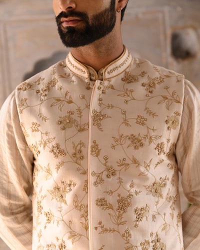 Ivory Bandi Kurta Set