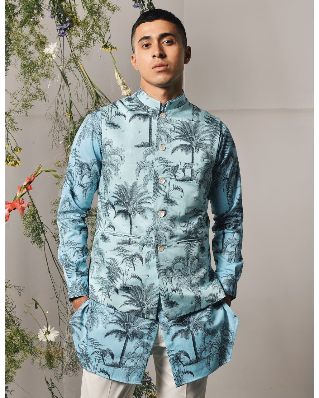 Blue Palermo Kurta & Pajama