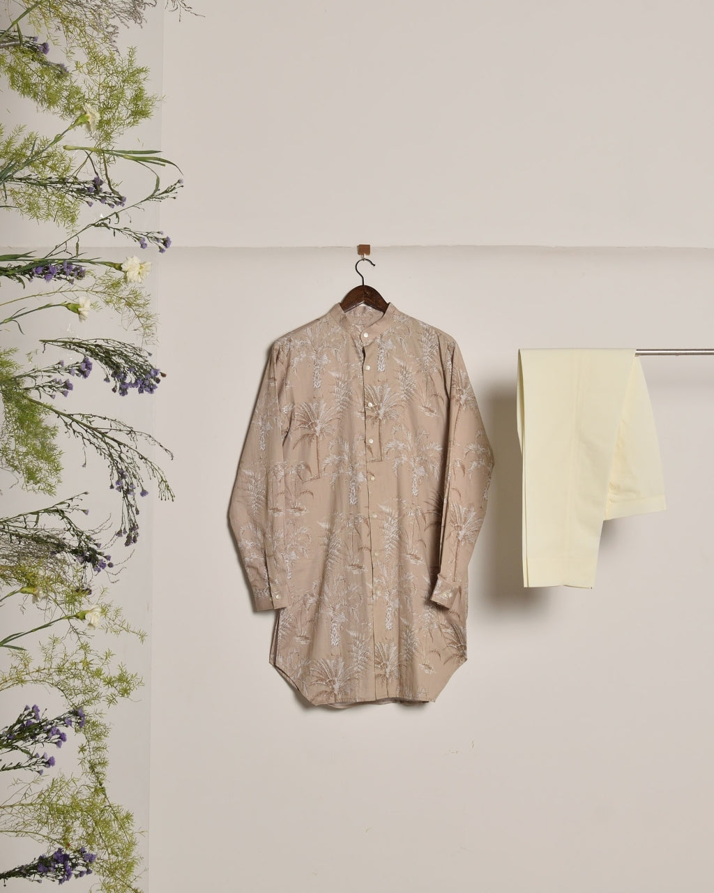 Sand Palermo Kurta Pajama Set | Project Bandi – KYNAH