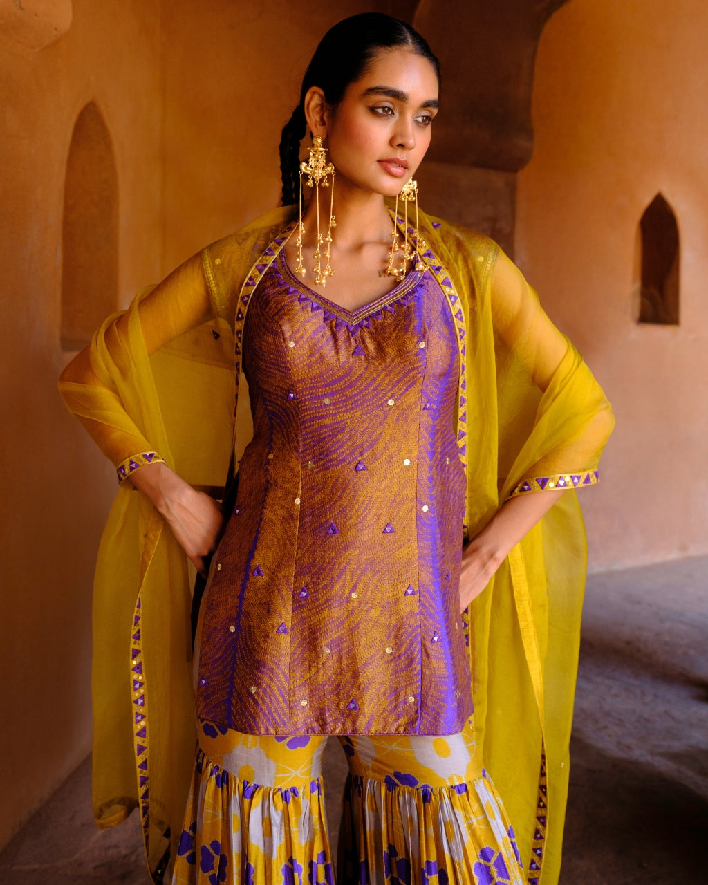 Navya Sharara Set