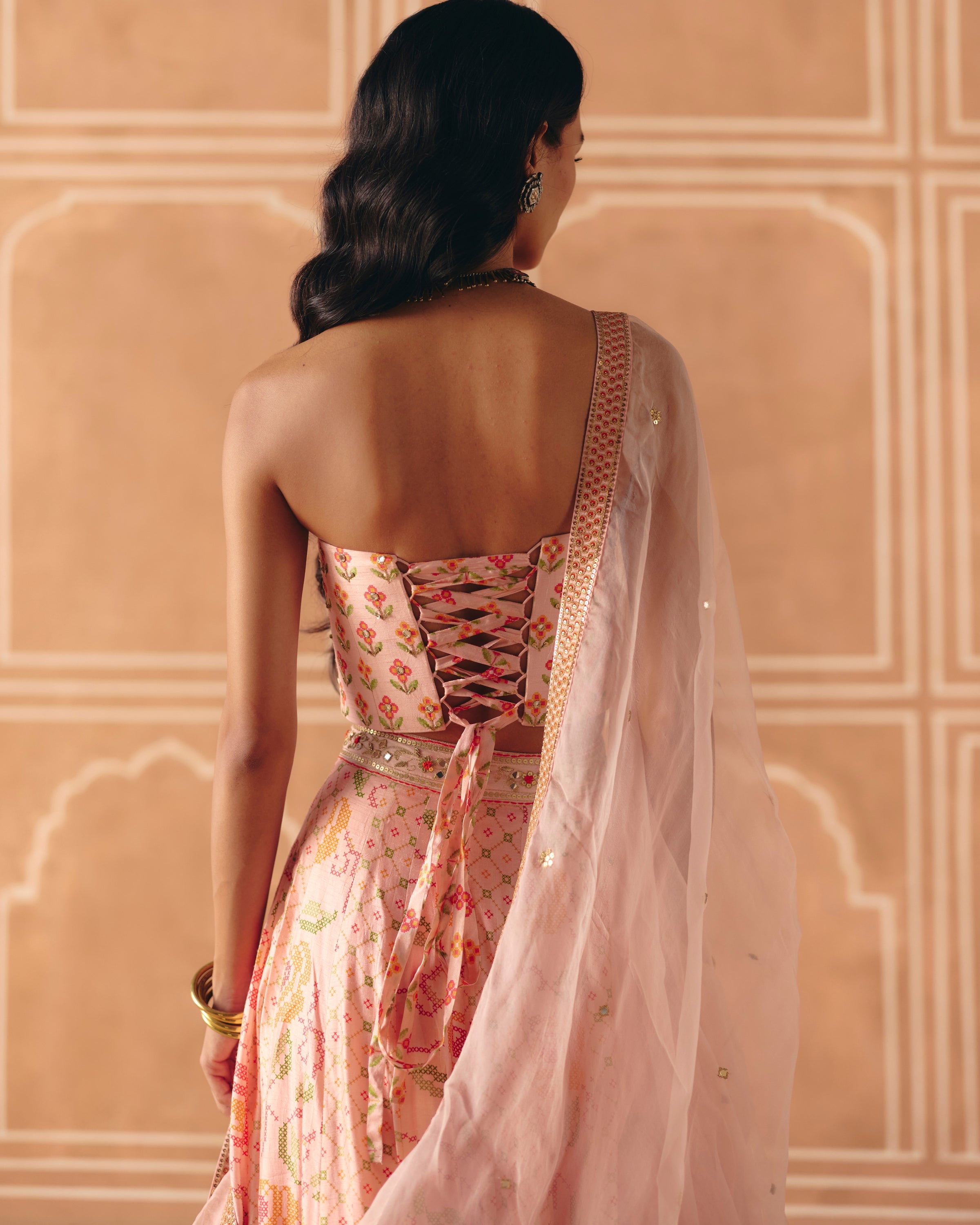 Blush Pink Lehenga Set