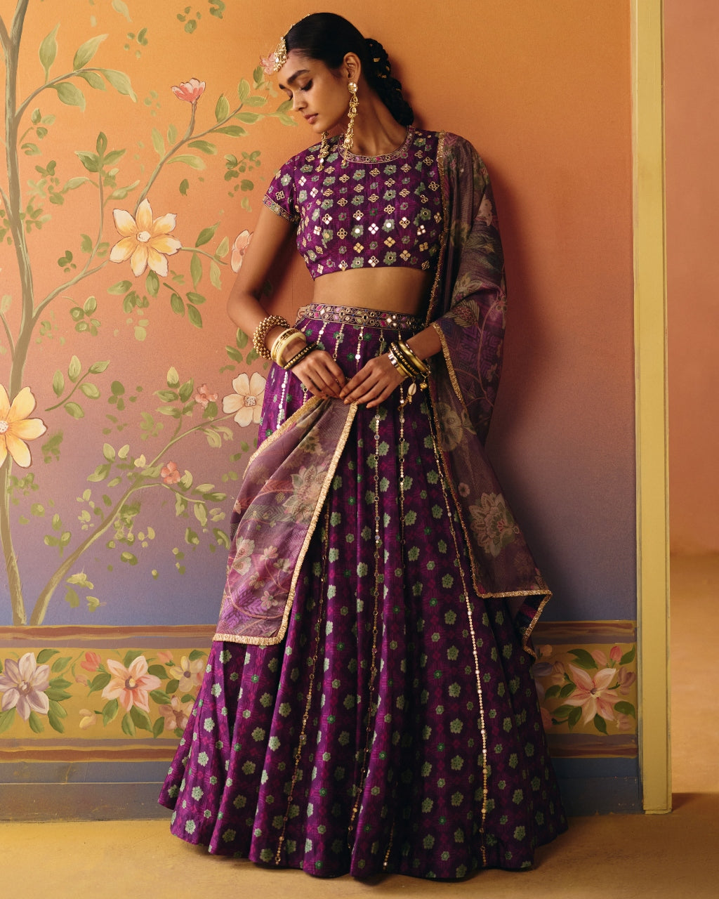 Saanjh Lehenga Set