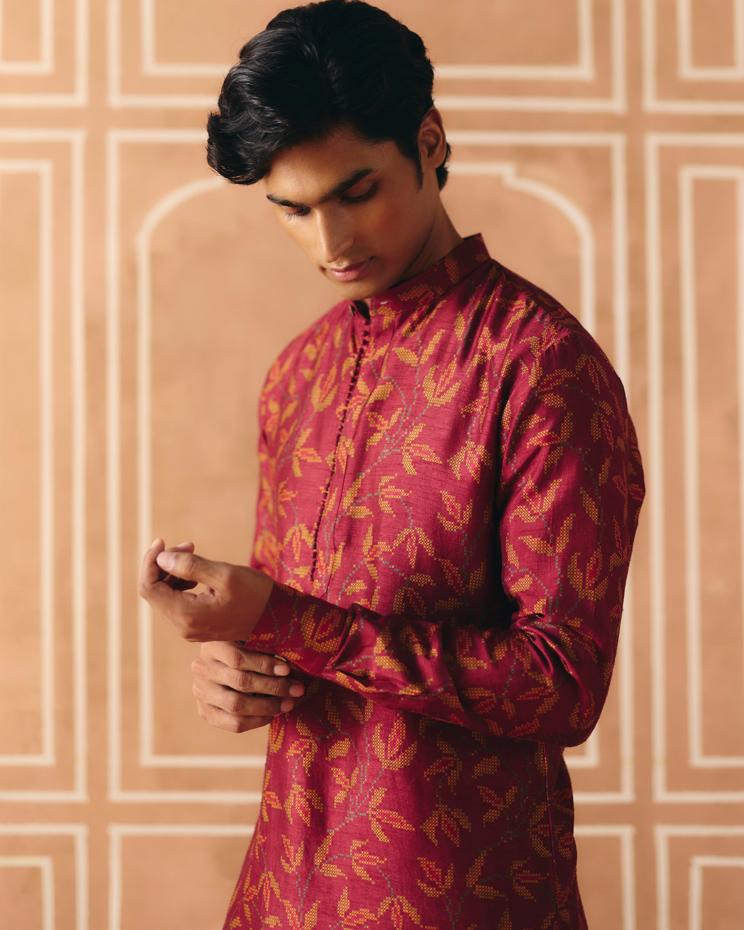 Berry Plum Kurta Set