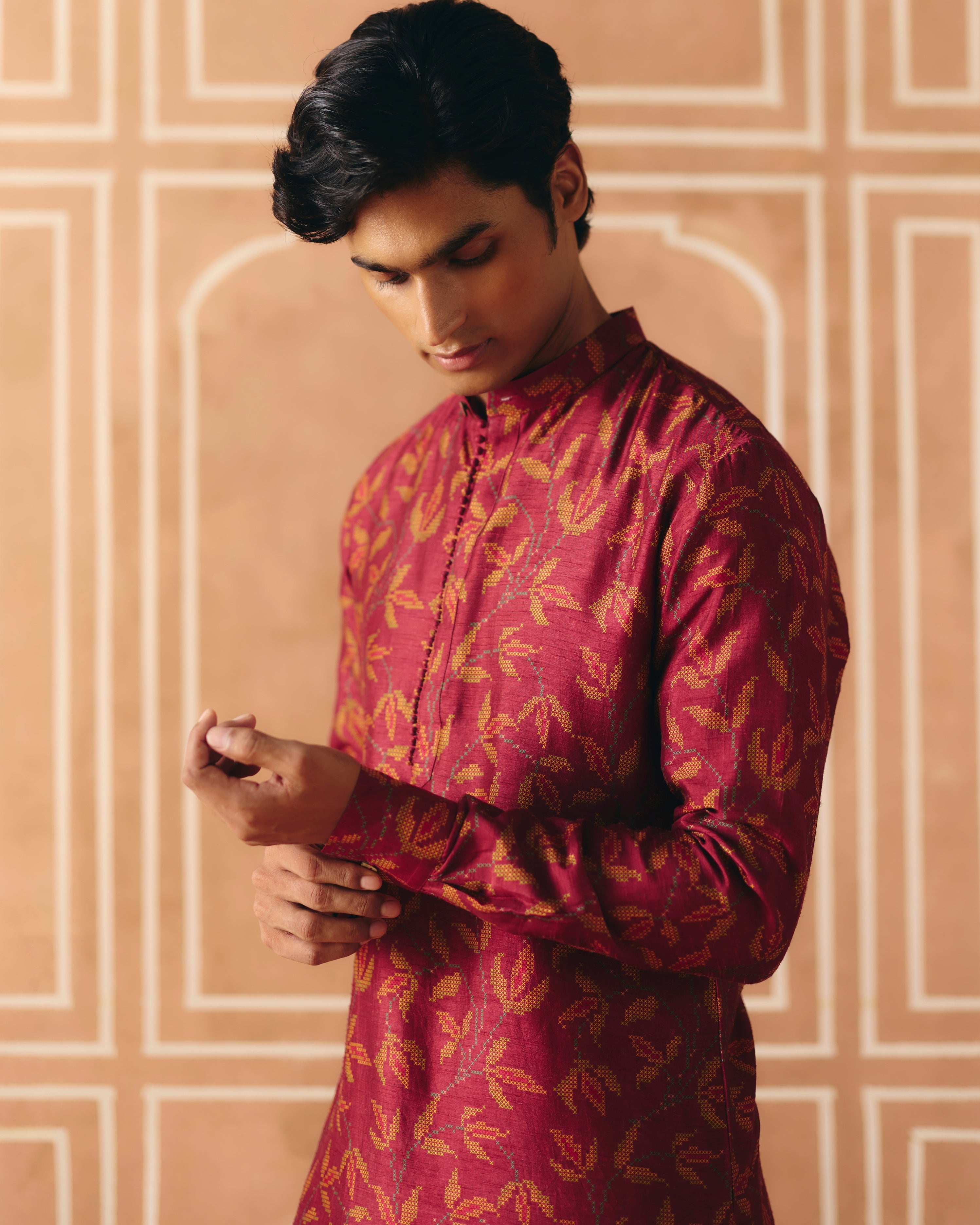 Berry Plum Kurta Set