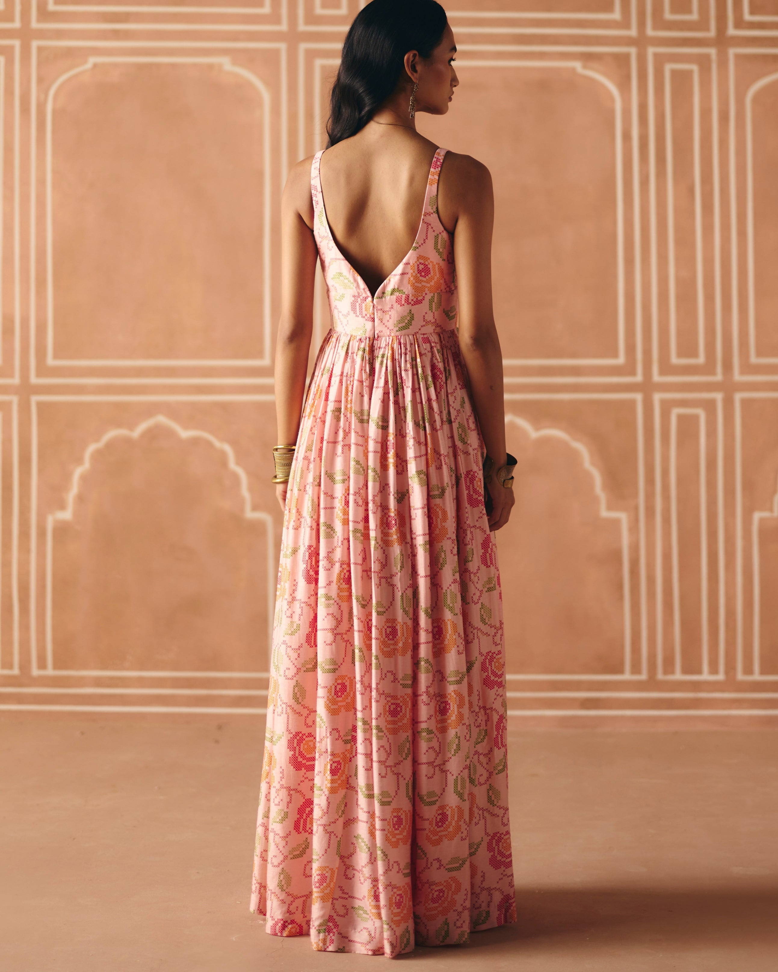 Blush Pink Maxi Dress