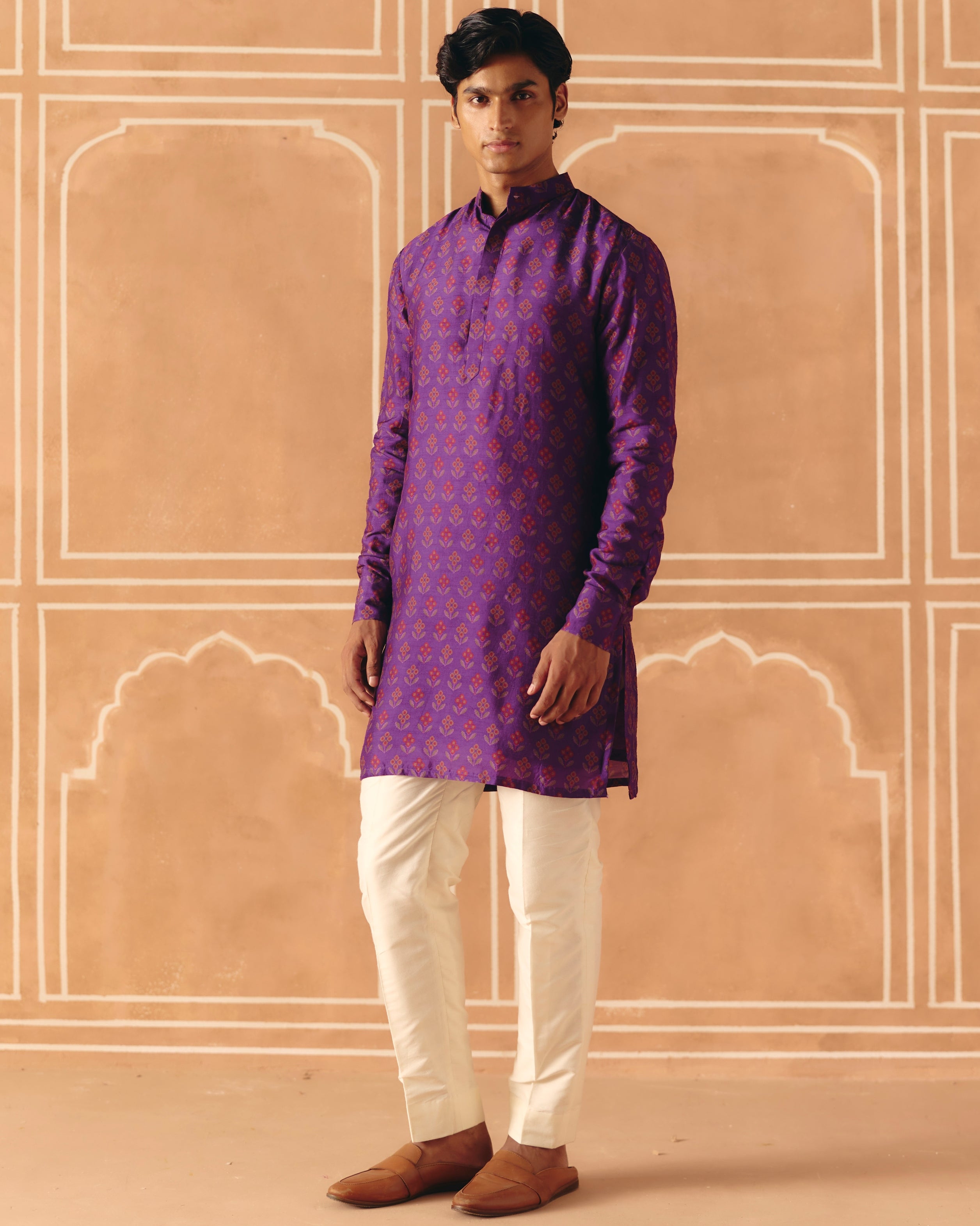 Imperial Violet Kurta Set
