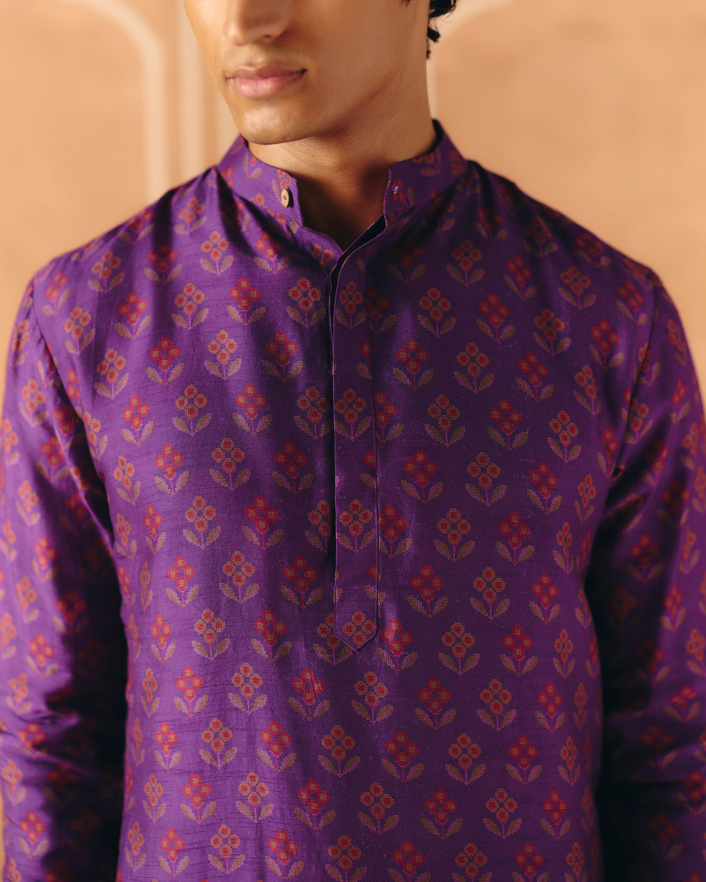 Imperial Violet Kurta Set
