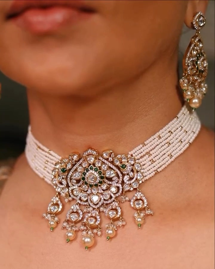 Gauranga Necklace 
(Green)