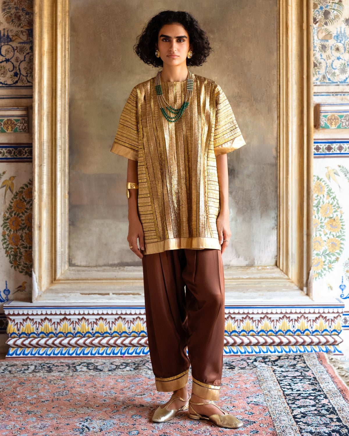 Bronze Gota Pant Set